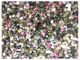 Tumbled Multi-Color Tourmaline Chip Size Stones - Polished Rocks from China!