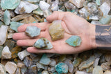 Rough Blue Opal Stones From Peru