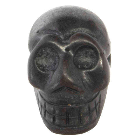 1 pc. of Hematite Carved Skull Figurine